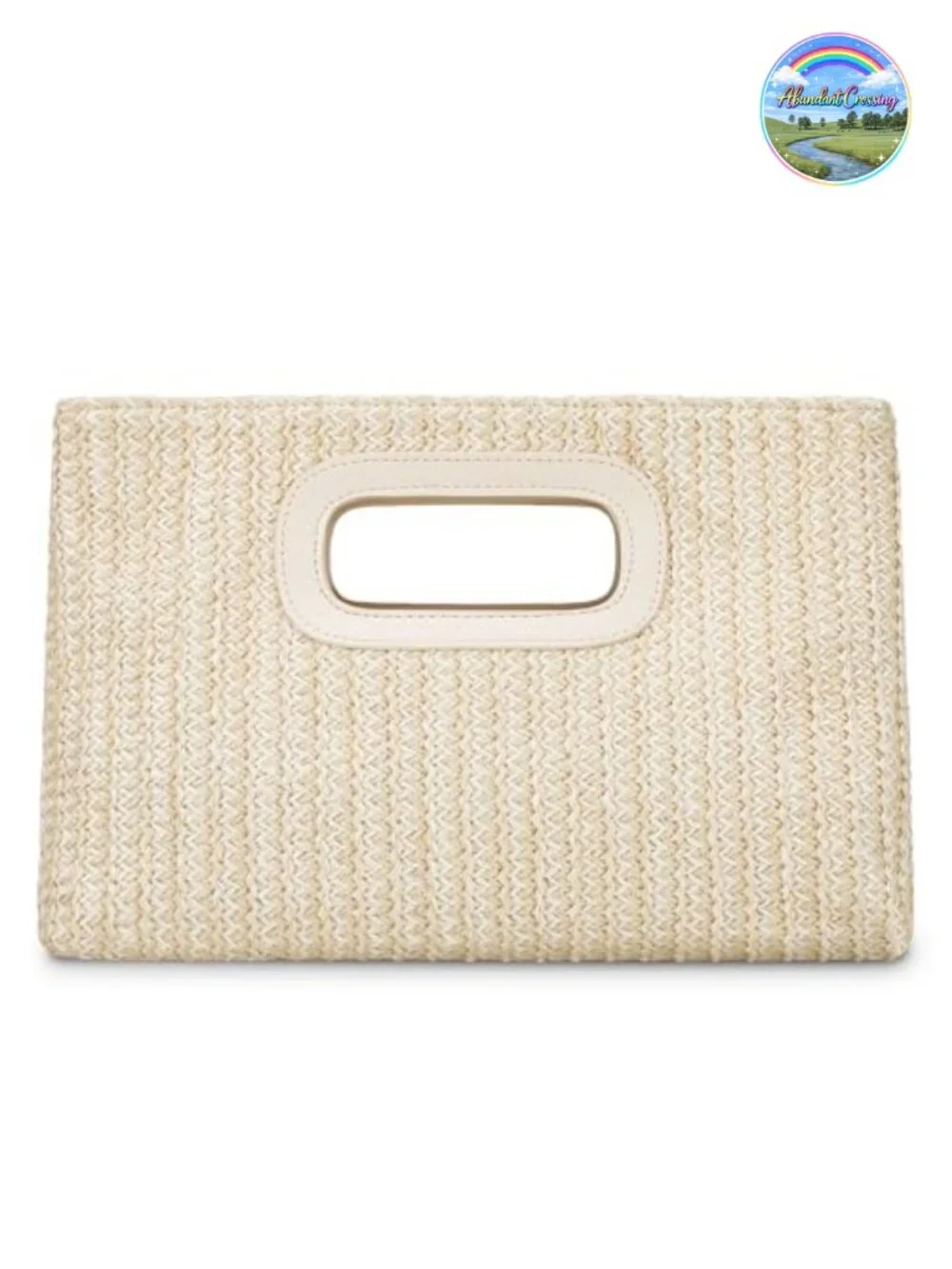Top Handle Straw Clutch Handbags for Women Evening Shoulder Crossbody Purse